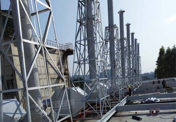 2000KW*10套柴油發電機組黑煙處理設備